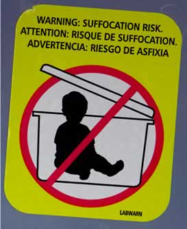 No babies in containers